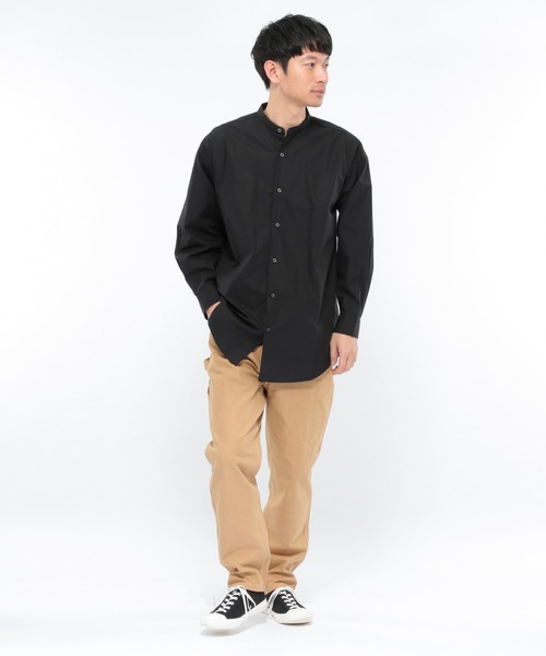 LAKOLE（ラコレ）の「USAダンプロングシャツ / LAKOLE（シャツ/ブラウス・メンズ・ホワイト/ブラック/サンドグレー・MEDIUM/LARGE）」の8枚目の写真