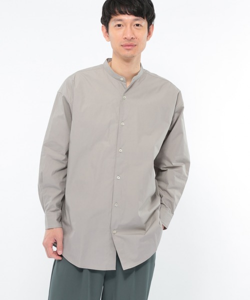 LAKOLE（ラコレ）の「USAダンプロングシャツ / LAKOLE（シャツ/ブラウス・メンズ・ホワイト/ブラック/サンドグレー・MEDIUM/LARGE）」の10枚目の写真