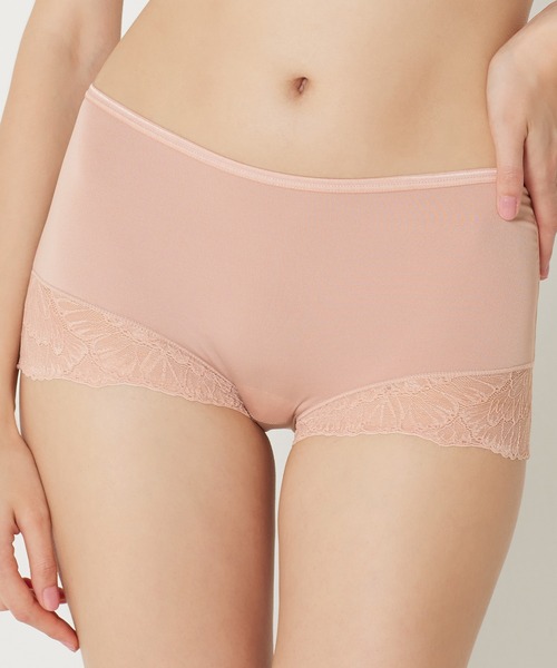 HEAVEN Japan（ヘヴンジャパン）の「すっぽりショーツ 深履きショーツ（ショーツ・レディース・ブラック/ライトピンク/ライラック/ベージュ/ローズ/ライトグリーン/ライトパープル/ネイビー/ブルー系その他/ピンク系その他/レモンイエロー/スカイブルー系/レッドパープル/ボルドー/チャコール/ライトベージュ/ピンク/ブラック系その他/ベージュ系その他/ライトアッシュグレー・LL/L/M/3L）」の6枚目の写真