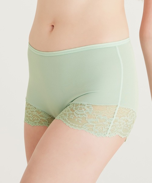 HEAVEN Japan（ヘヴンジャパン）の「すっぽりショーツ 深履きショーツ（ショーツ・レディース・ブラック/ライトピンク/ライラック/ベージュ/ローズ/ライトグリーン/ライトパープル/ネイビー/ブルー系その他/ピンク系その他/レモンイエロー/スカイブルー系/レッドパープル/ボルドー/チャコール/ライトベージュ/ピンク/ブラック系その他/ベージュ系その他/ライトアッシュグレー・LL/L/M/3L）」の8枚目の写真