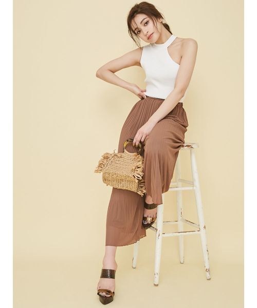 RESEXXY（リゼクシー）の「べっ甲ハンドルバッグ（ハンドバッグ・レディース・ベージュ/ブラウン・FREE）」の10枚目の写真