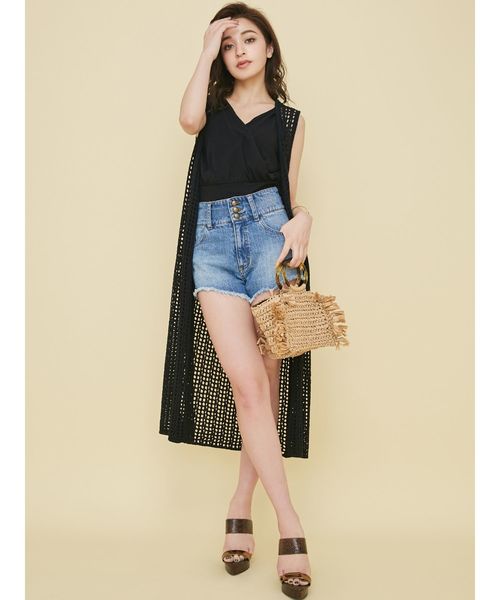 RESEXXY（リゼクシー）の「べっ甲ハンドルバッグ（ハンドバッグ・レディース・ベージュ/ブラウン・FREE）」の8枚目の写真