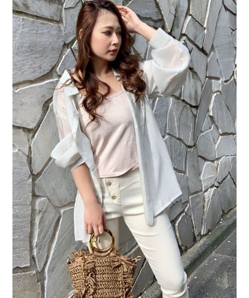 RESEXXY（リゼクシー）の「べっ甲ハンドルバッグ（ハンドバッグ・レディース・ベージュ/ブラウン・FREE）」の12枚目の写真