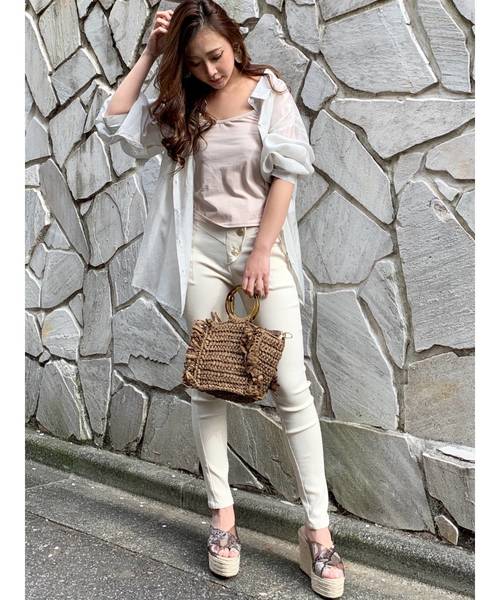 RESEXXY（リゼクシー）の「べっ甲ハンドルバッグ（ハンドバッグ・レディース・ベージュ/ブラウン・FREE）」の7枚目の写真