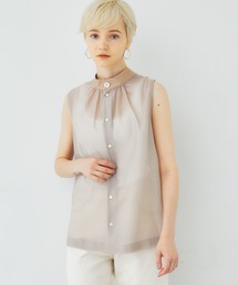 STUDIOUS | 【STUDIOUS】シアーハイネックブラウス(Tシャツ/カットソー)