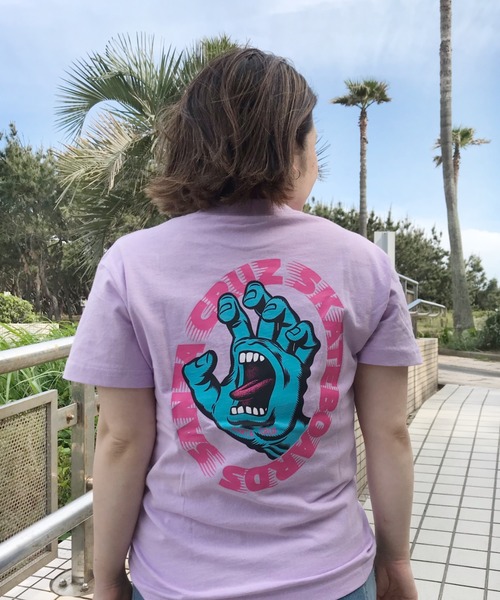 SANTA CRUZ（サンタクルーズ）の「【ムラサキスポーツ別注】サンタクルーズ SC SCREAM S/S T 502201419 半袖Tシャツ（Tシャツ/カットソー・レディース・ブラック/ホワイト/ピンク系その他/ラベンダー/ブルー系その他/ベージュ・M/L）」の5枚目の写真