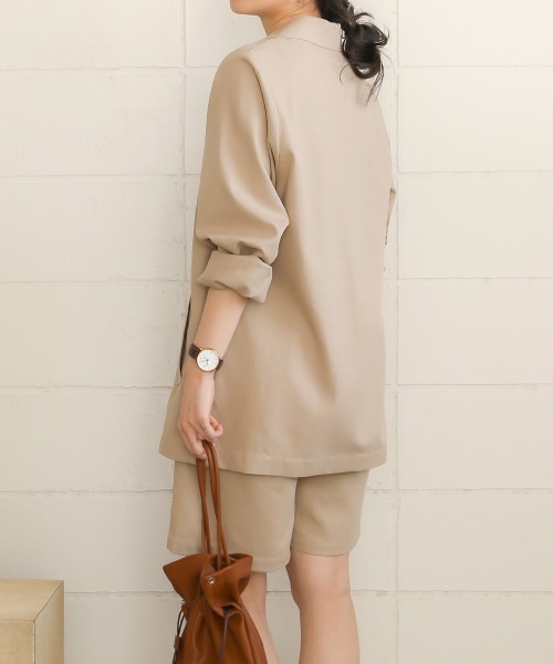 Bab（バブ）の「【WEB限定】コットンリネンハーフパンツ/リネンブレンドコンパクトキュロットショートパンツ（その他パンツ・レディース・ブラック/ベージュ・38）」の12枚目の写真