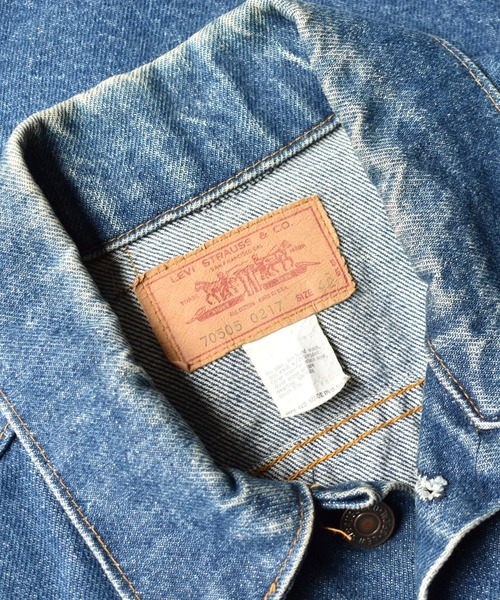 Levi's（リーバイス）の「【ヴィンテージ古着】70's Levi's/リーバイス "70505" デニムジャケット（デニムジャケット・メンズ・ブルー・MEDIUM）」の4枚目の写真