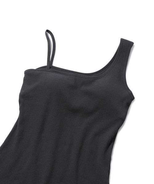 ADAM ET ROPE'（アダムエロペ）の「ワンショルダー風ブラトップ（タンクトップ・レディース・チャコールグレー/ベージュ系その他/ピンク系その他・FREE）」の2枚目の写真