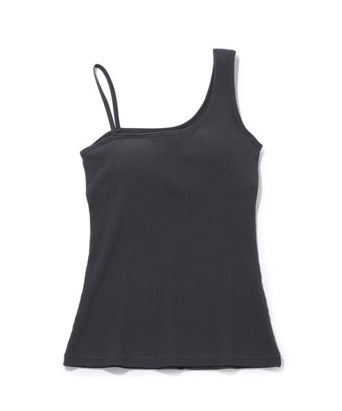 ADAM ET ROPE'（アダムエロペ）の「ワンショルダー風ブラトップ（タンクトップ・レディース・チャコールグレー/ベージュ系その他/ピンク系その他・FREE）」の15枚目の写真