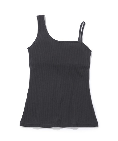 ADAM ET ROPE'（アダムエロペ）の「ワンショルダー風ブラトップ（タンクトップ・レディース・チャコールグレー/ベージュ系その他/ピンク系その他・FREE）」の17枚目の写真