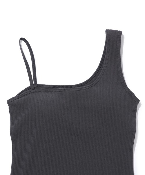 ADAM ET ROPE'（アダムエロペ）の「ワンショルダー風ブラトップ（タンクトップ・レディース・チャコールグレー/ベージュ系その他/ピンク系その他・FREE）」の13枚目の写真