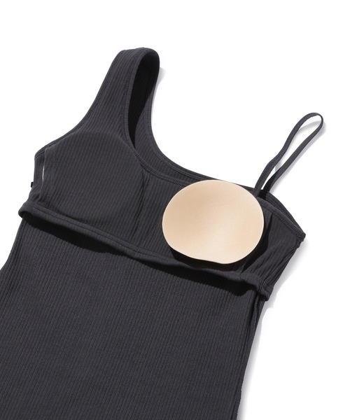 ADAM ET ROPE'（アダムエロペ）の「ワンショルダー風ブラトップ（タンクトップ・レディース・チャコールグレー/ベージュ系その他/ピンク系その他・FREE）」の9枚目の写真