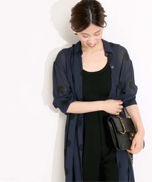 VERMEIL par iena（ヴェルメイユパーイエナ）の「ランダムドットシャツ 