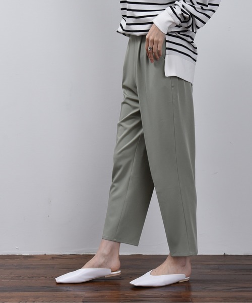 FUN.TRINITY(ファン トリニティー)の「カラーテーパードパンツ(その他パンツ・レディース・パープル/アイボリー/ミント/ブルー・M)」の2枚目の写真