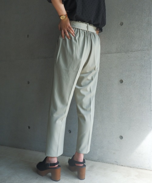 FUN.TRINITY(ファン トリニティー)の「カラーテーパードパンツ(その他パンツ・レディース・パープル/アイボリー/ミント/ブルー・M)」の5枚目の写真