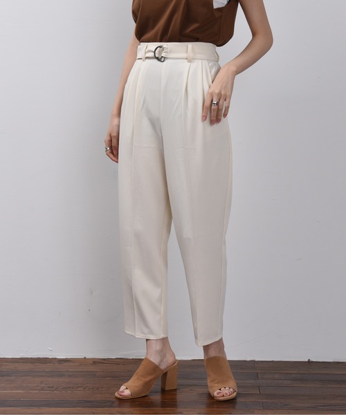 FUN.TRINITY(ファン トリニティー)の「カラーテーパードパンツ(その他パンツ・レディース・パープル/アイボリー/ミント/ブルー・M)」の7枚目の写真