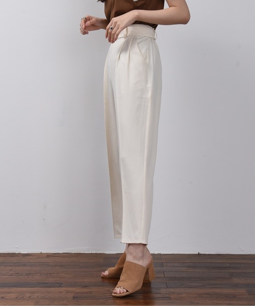 FUN.TRINITY(ファン トリニティー)の「カラーテーパードパンツ(その他パンツ・レディース・パープル/アイボリー/ミント/ブルー・M)」の8枚目の写真