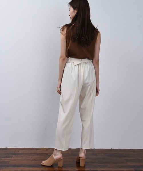 FUN.TRINITY(ファン トリニティー)の「カラーテーパードパンツ(その他パンツ・レディース・パープル/アイボリー/ミント/ブルー・M)」の10枚目の写真