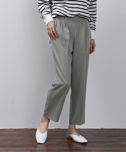 FUN.TRINITY(ファン トリニティー)の「カラーテーパードパンツ(その他パンツ・レディース・パープル/アイボリー/ミント/ブルー・M)」の12枚目の写真