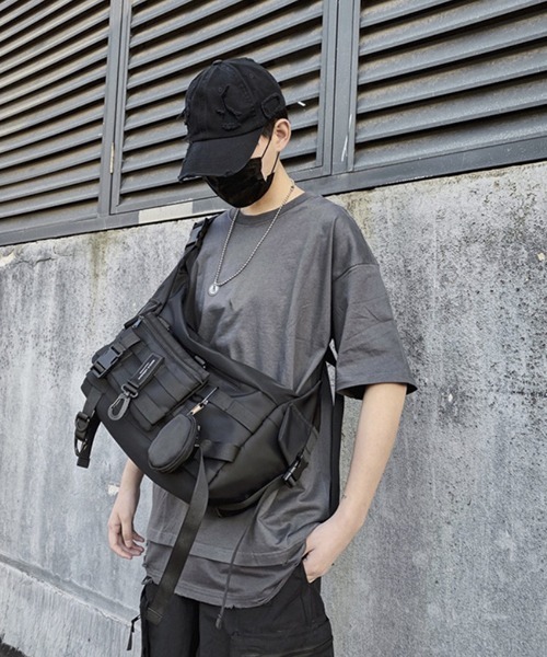 WESTBOY(ウエストボーイ)の「【WB ORIGINALS】Shoulder bag with sacoche(ショルダーバッグ・メンズ・ブラック/グレー/グリーン・FREE)」の4枚目の写真