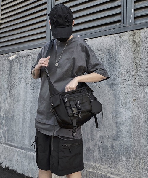 WESTBOY(ウエストボーイ)の「【WB ORIGINALS】Shoulder bag with sacoche(ショルダーバッグ・メンズ・ブラック/グレー/グリーン・FREE)」の8枚目の写真