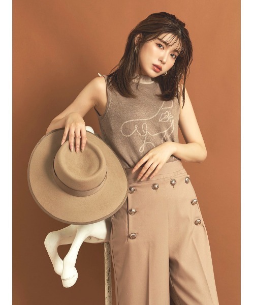 Darich（ダーリッチ）の「ジャガードノースリニット（ニット
