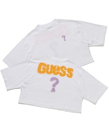 Guess | Spray Paint Logo Crop Half-Sleeve Tee(Tシャツ/カットソー)