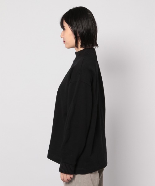 PAGEBOY(ページボーイ)の「ハイネックウラケプルオーバー(トレーナー/スウェット)(スウェット・レディース・ブラック/オフホワイト/ライラック/グレイッシュベージュ/ブラウン・FREE)」の14枚目の写真