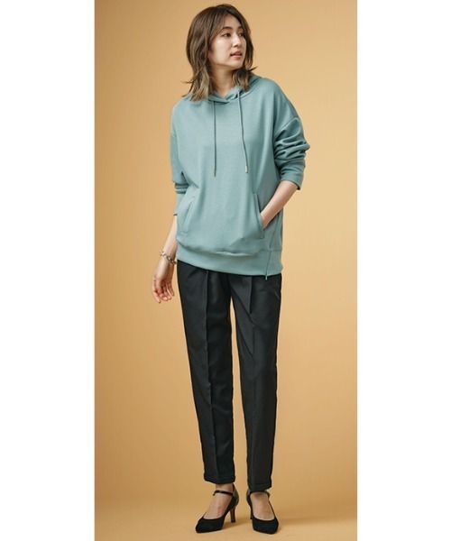 GeeRA(ジーラ)の「あったか美脚とろみタックパンツ(その他パンツ・レディース・モカ/ライトグレー/カーキ/ブラック/ネイビー・MEDIUM/SMALL/X-LARGE/XX-LARGE/LARGE)」の19枚目の写真