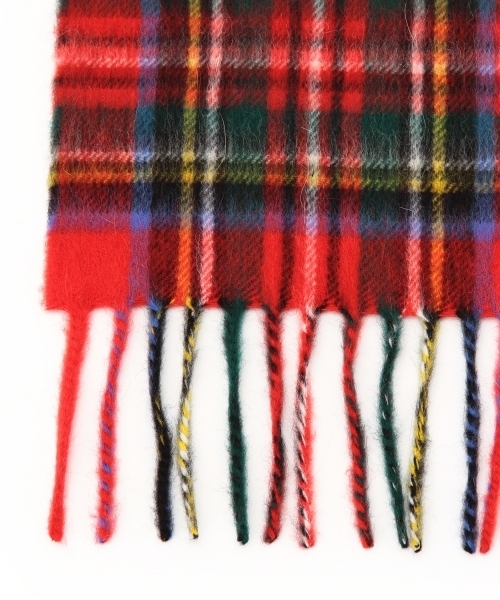 BEAMS PLUS（ビームスプラス）の「BEGG×BEAMS PLUS / 別注 タータンチェック柄 マフラー（マフラー・メンズ・チャコールグレー/ブラウン系その他/レッド系その他/グリーン系その他・ONE SIZE）」の18枚目の写真