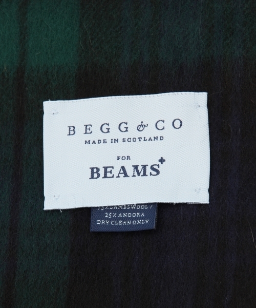 BEAMS PLUS（ビームスプラス）の「BEGG×BEAMS PLUS / 別注 タータンチェック柄 マフラー（マフラー・メンズ・チャコールグレー/ブラウン系その他/レッド系その他/グリーン系その他・ONE SIZE）」の16枚目の写真
