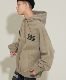 NUMBER (N)INE | 【NUMBER (N)INE × InstantFunk】《ZOZO限定》ヘビーオンススウェット ビッグシルエット ロゴプリント プルオーバーパーカー / ユニセックス(パーカー)