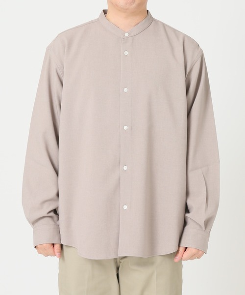 ジャーナルスタンダードレサージュ THOMAS MASONスタンドカラーシャツ