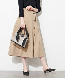 natural couture | サテンハンドルクリアトートバッグ(トートバッグ)