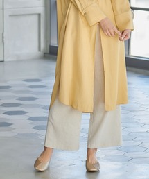 選べるショート・ロング丈リネンブレンドパンツ