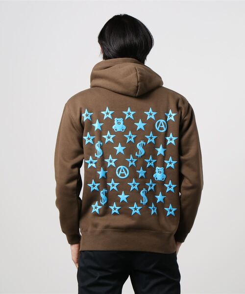 STUD MUFFIN/スタッドマフィン/バックベアーフォームプルパーカー