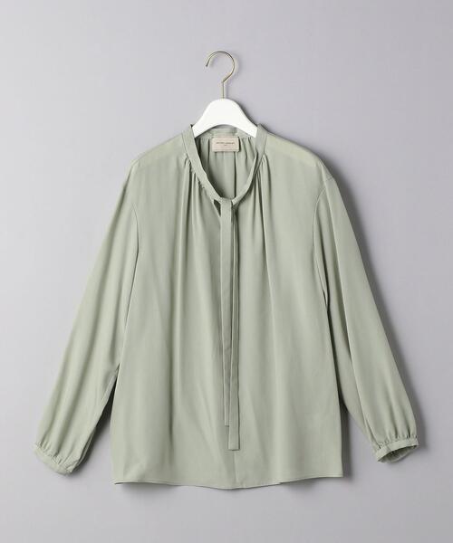 ユナイテッドアローズ UNITED ARROWS ライム ブラウス UNITED ARROWS（ユナイテッドアローズ）の「UBC ボウタイ
