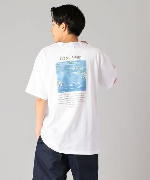 SHIPS（シップス）の「SHIPS: CLAUDE MONET アート プリント T
