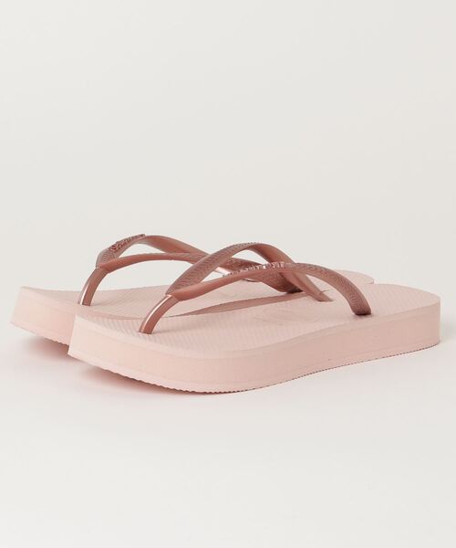 havaianas（ハワイアナス）の「havaianas/ハワイアナス　サンダル　SLIM FLATFORM　HA3-061（サンダル・レディース・ブラック/ベージュ/ピンク/ゴールド・24.0cm/23.0cm）」の2枚目の写真