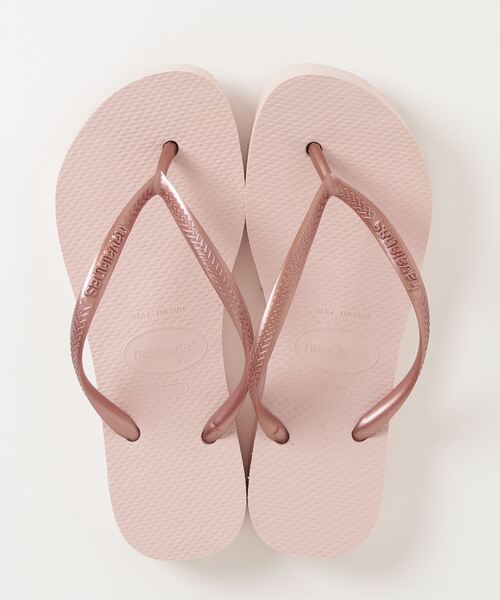 havaianas（ハワイアナス）の「havaianas/ハワイアナス　サンダル　SLIM FLATFORM　HA3-061（サンダル・レディース・ブラック/ベージュ/ピンク/ゴールド・24.0cm/23.0cm）」の5枚目の写真