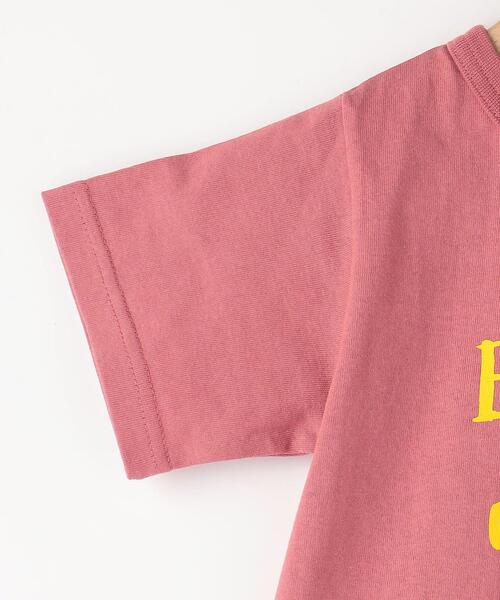 coen(コーエン)の「【coen キッズ/ジュニア】ヘムラウンドプリントTシャツ(Tシャツ/カットソー・キッズ・ピンク/ホワイト・100/120/140/150/110/130)」の9枚目の写真