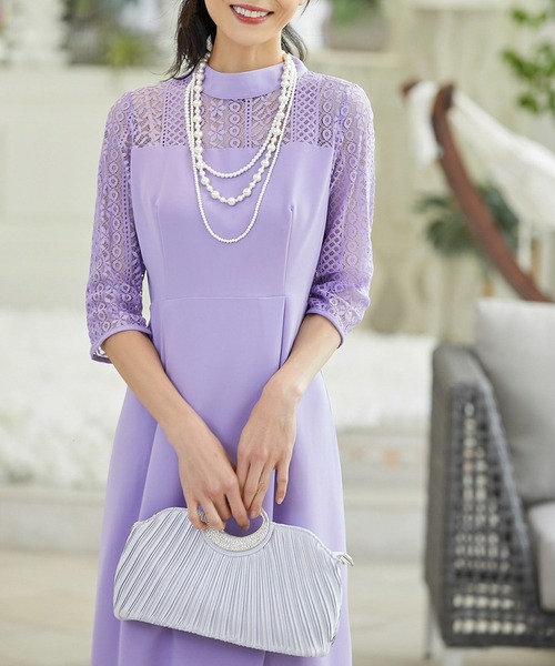 結婚式ワンピースレース切り替えタイトドレスワンピース ドレス Dress Star ドレス スター のファッション通販 Zozotown