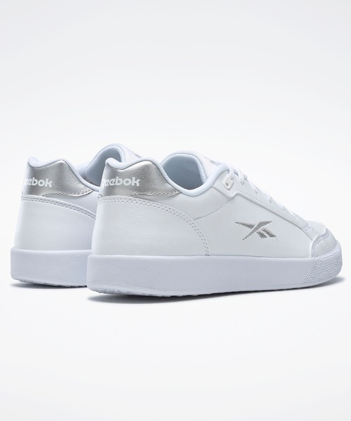 Reebok(リーボック)の「 ベクター スマッシュ / Vector Smash(スニーカー・レディース・ホワイト×シルバー・26.0cm/25.0cm/25.5cm/26.5cm/22.5cm/23.0cm/23.5cm/24.0cm/24.5cm)」の3枚目の写真