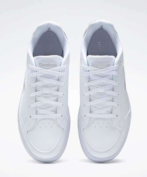 Reebok(リーボック)の「 ベクター スマッシュ / Vector Smash(スニーカー・レディース・ホワイト×シルバー・26.0cm/25.0cm/25.5cm/26.5cm/22.5cm/23.0cm/23.5cm/24.0cm/24.5cm)」の4枚目の写真