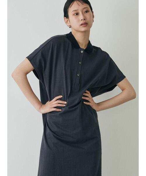 GARAGE OF GOOD CLOTHING(ガレージオブグッドクロージング)の「ポロ襟ワンピース(ワンピース・レディース・ブラウン/ブラック/チャコールグレー・FREE)」の10枚目の写真