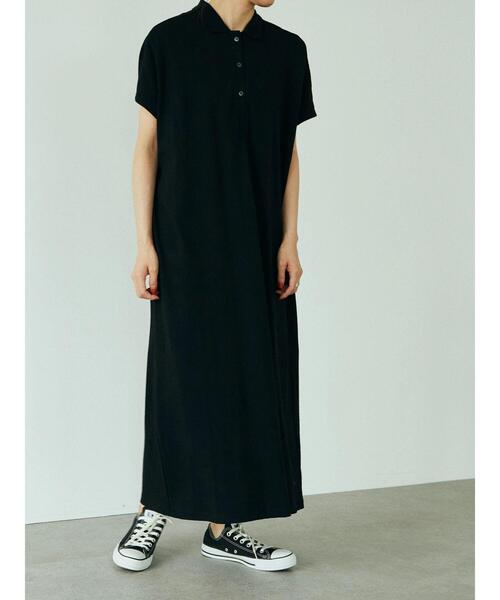 GARAGE OF GOOD CLOTHING(ガレージオブグッドクロージング)の「ポロ襟ワンピース(ワンピース・レディース・ブラウン/ブラック/チャコールグレー・FREE)」の11枚目の写真