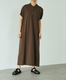 ポロ襟ワンピース