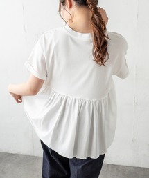 【Du noir・WEB限定】後ろ切替フレアプルオーバー
