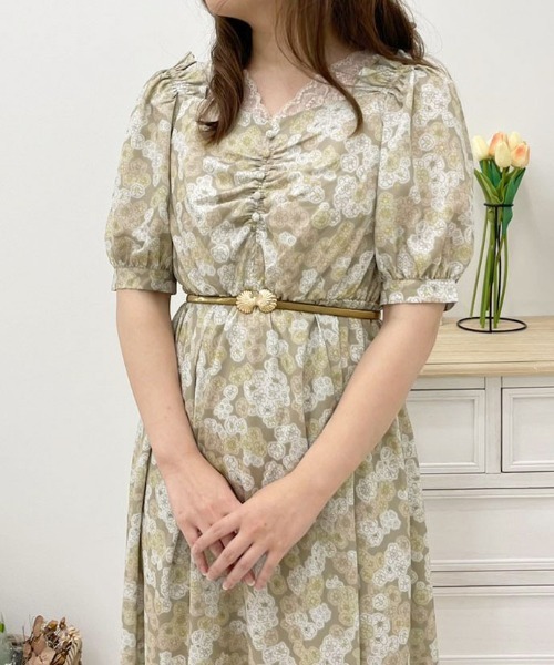 apres jour(アプレジュール)の「パフ袖ワンピ【ZOZOTOWN限定アイテム】【5AP】(ワンピース・レディース・オフホワイト/モカ/ピンクベージュ・X-LARGE/フリー)」の18枚目の写真